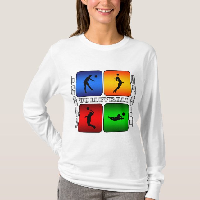 T-shirts Voleibol espectacular (Frente)