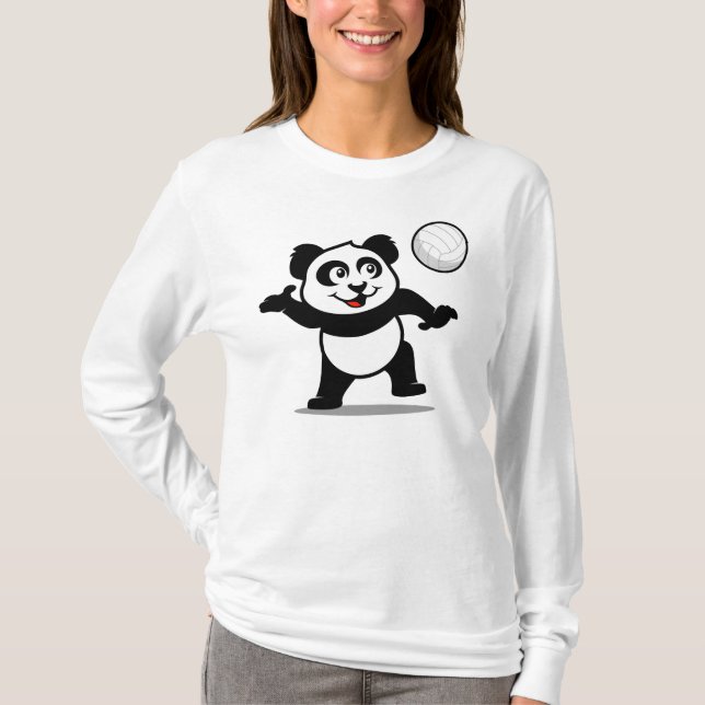 T-shirts Voleibol Panda (Frente)