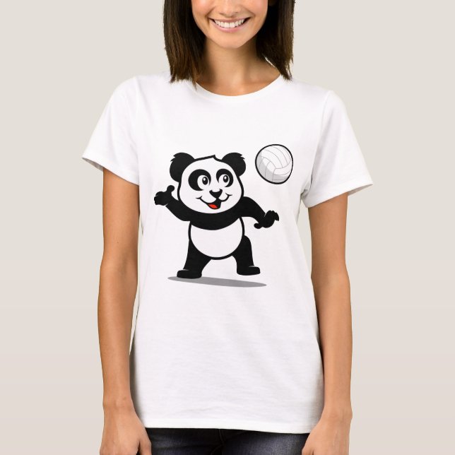 T-shirts Voleibol Panda (Frente)