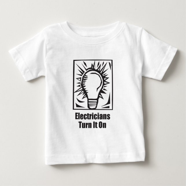 T-shirts Volta dos eletricistas ele sobre (Frente)