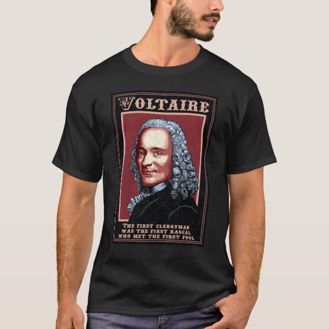 T-shirts Voltaire - o primeiro (Frente)