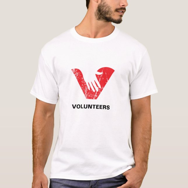 T-shirts Voluntários (Frente)