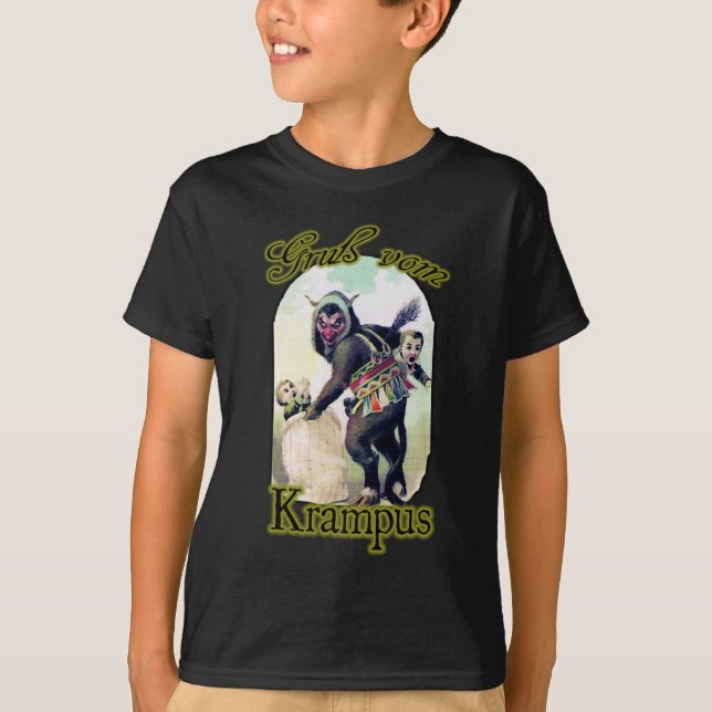 T-shirts Vom Krampus de Gruß (Frente)