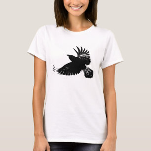 T-shirts Vôo do corvo - corvo selvagem - asas bonitas