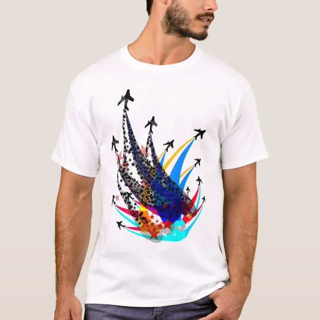 T-shirts vôo do sabre (Frente)