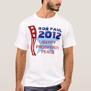 T-shirts Votação de Ron Paul para as eleições do Presid