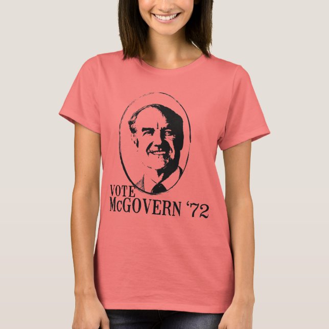 T-shirts Vote McGovern '72 (Frente)