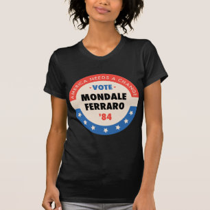 T-shirts Voto Mondale/Ferraro '84