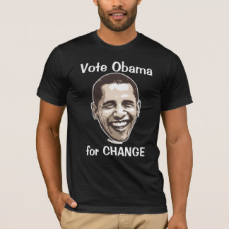 T-shirts Voto Obama para a mudança