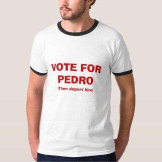 T-shirts VOTO PARA PEDRO, (deport então o)