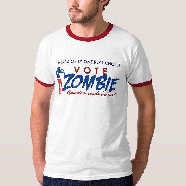 T-shirts Voto Zombie 2012 Shirt (Frente)