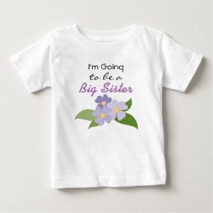 T-shirts Vou ser um vestido de anúncio de Irmã Mais Velha