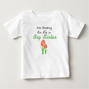 T-shirts Vou ser um vestido de anúncio de Irmã Mais Velha