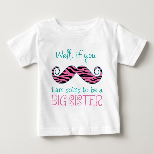 T-shirts Vou ser uma Irmã Grande (Frente)