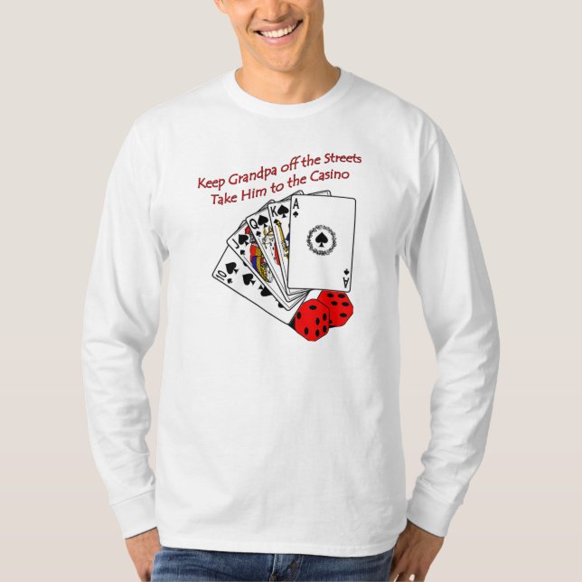 T-shirts Vovô do casino (Frente)