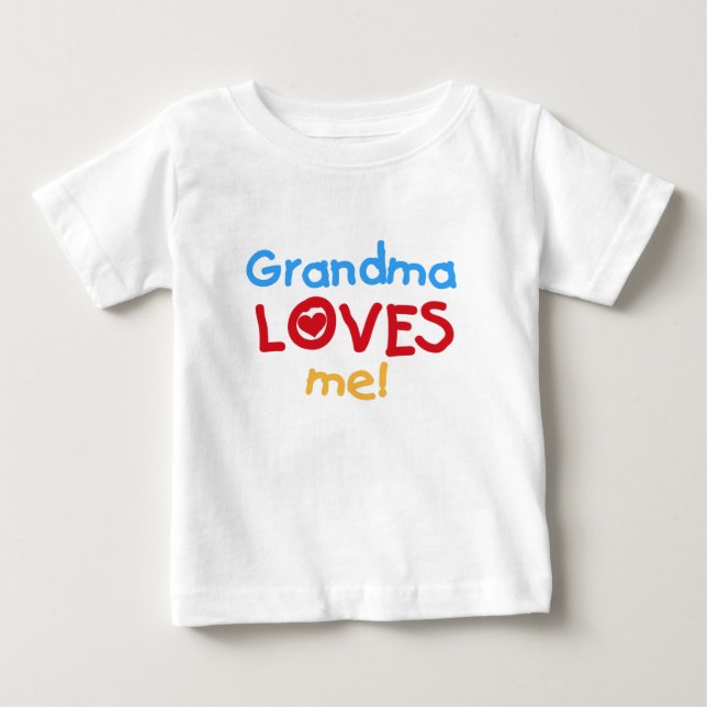 T-shirts Vovó me ama (Frente)