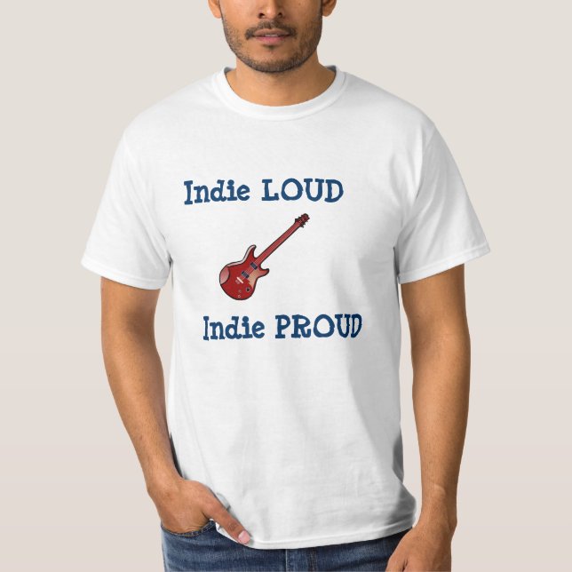T-shirts Voz do Indie (a diga a caixa de Wit Yo) (Frente)