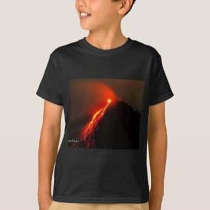 T-shirts Vulcão como AMOR no meu Coração