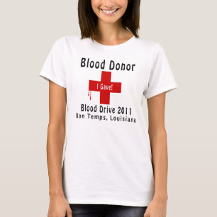 T-shirts W-gotas do doador de sangue 2011