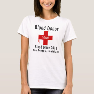 T-shirts W-gotas do doador de sangue 2011
