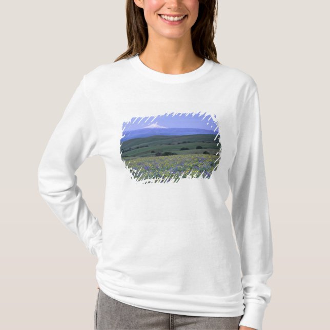 T-shirts WA, Condado de Klickitat, Dalles Mountain Ranch, (Frente)