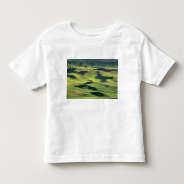 T-shirts WA, Condado de Whitman, Palouse Farmland, vista (Frente)