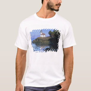 T-shirts WA, Ilha de San Juan, farol de Lime Kiln