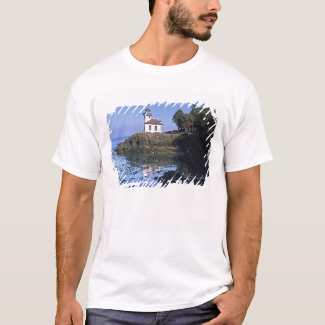 T-shirts WA, San Juan Island, farol Limão morto (Frente)