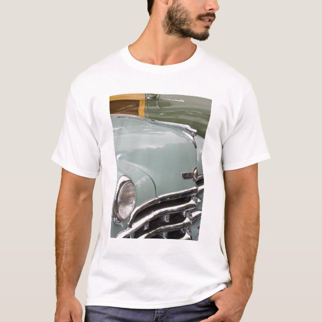 T-shirts WA, Seattle, automóvel americano clássico. 3 (Frente)