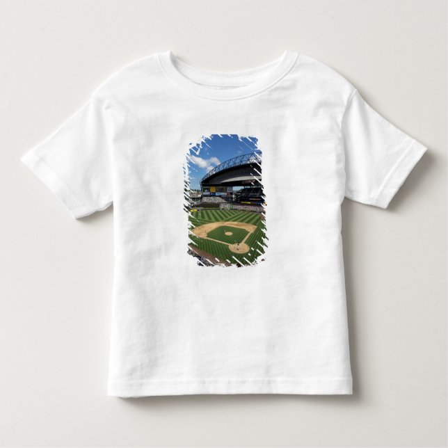T-shirts WA, Seattle, Safeco Field, basebol dos Mariners (Frente)