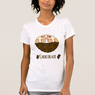 T-shirts Waffle do chocolate