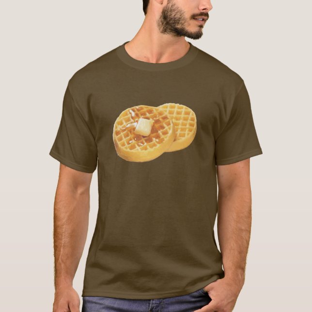 T-shirts Waffles do soro de leite coalhado (Frente)