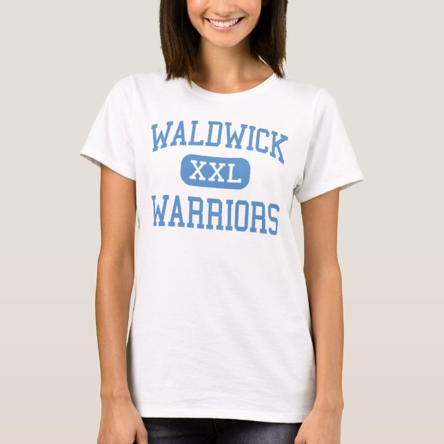 T-shirts Waldwick - guerreiros - alto - Waldwick New-jersey (Frente)