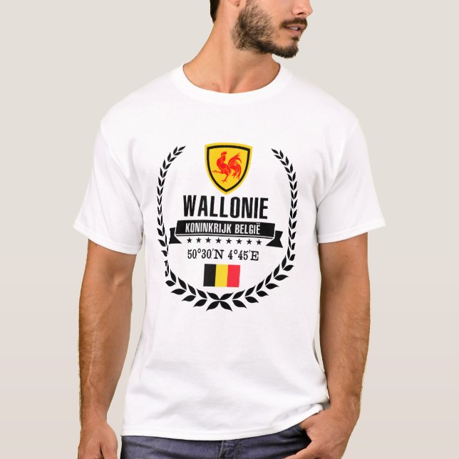 T-shirts Wallonie (Frente)