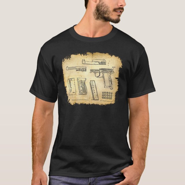 T-shirts Walther P38 (Frente)