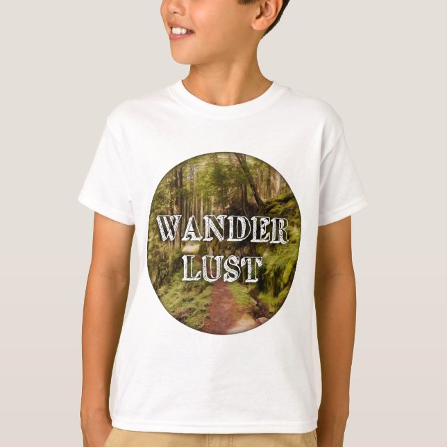 T-shirts WanderLust (Frente)