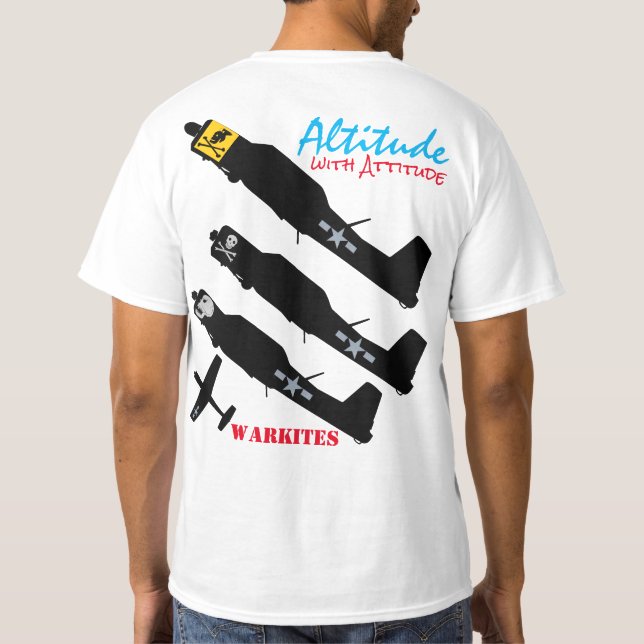 T-shirts Warkites CJ6A "altura com atitude " (Verso)