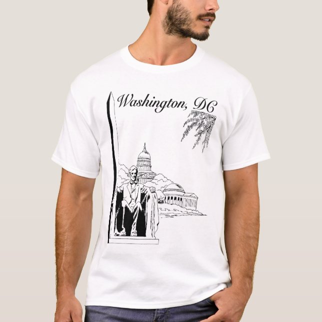 T-shirts Washington DC (Frente)