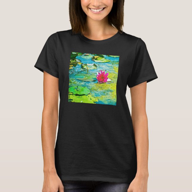 T-shirts Water Lily Lilypad (Frente)
