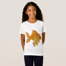 T-shirts Watercolor Goldfish Girls' Fine Jersey T Shirt