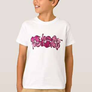 T-shirts Watercolor Hibiscus Hawaiian Tropical