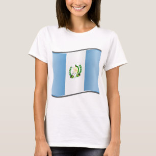 T-shirts Wavy Guatemala Flag