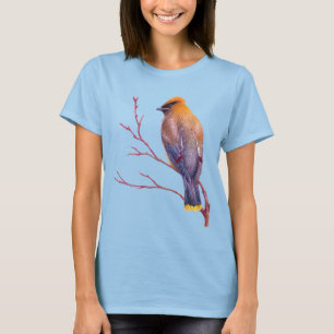 T-shirts Waxwing de cedro