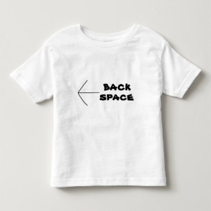 T-shirts Web Lingo BACK SPACE Tee n Shirts divertidas
