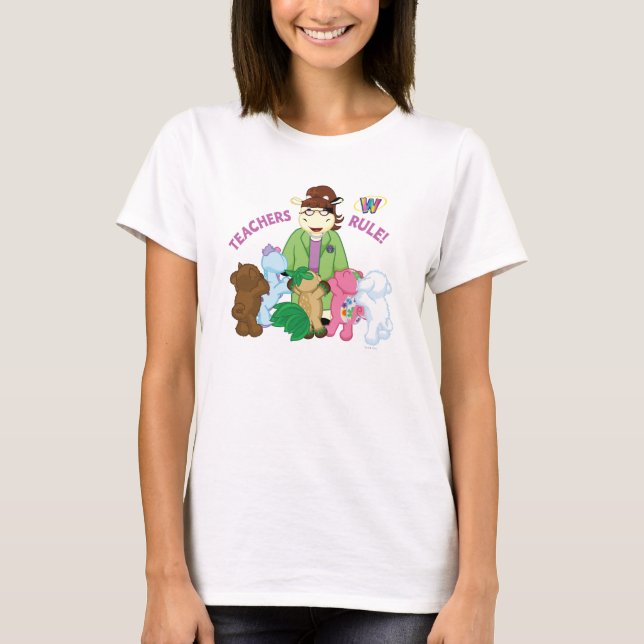 T-shirts Webkinz: Regra dos professores! (Frente)