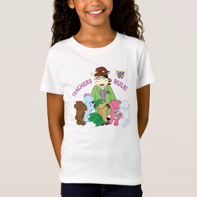 T-shirts Webkinz: Regra dos professores! (Frente)