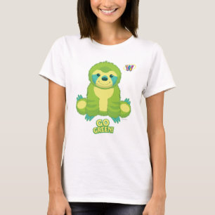 T-shirts Webkinz vai teste padrão verde