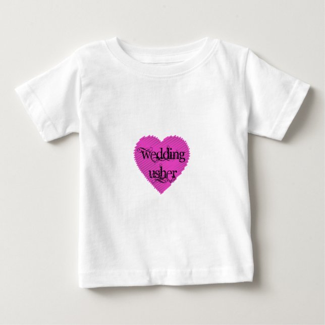T-shirts Wedding Usher (Frente)