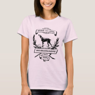 T-shirts Weimaraners pensa que são pessoas