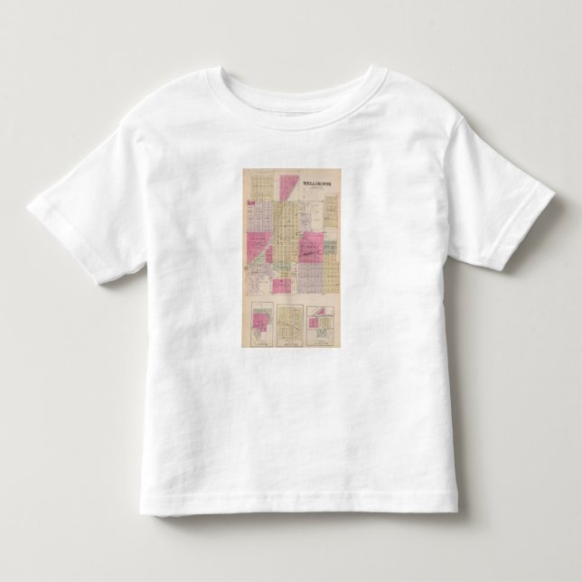 T-shirts Wellington, Beaumont, Brainar, d e Benton, Kansas (Frente)